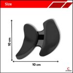Crysendo Ergonomic Mouse Wrist Rest Support | Gliding Palm Rest Pad with Double Support for Wrist Pain Relief & Pressure Release | Mouse Pad for Office, Gaming, Coding, Work Desk (Black) - Image 5
