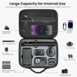Hard Shell Carrying Case for DJI Osmo Action 6 Camera & Accessories STARTRC Photo Protective Travel Storage Bag Shockproof, Water-Resistant Camera Organizer - Image 3