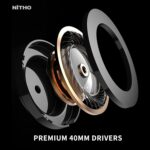 Nitho Spectra Gaming Headset with RGB Light and Microphone, Over-Ear Stereo Headphones for Xbox Series X|S, Xbox One, PS5, PS4, Nintendo Switch, PC, Mobile, 3.5 mm Audio Jack, 50 mm Drivers - Blue - Image 9