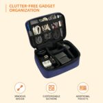 Amazon Basics Travel Organiser for Electronic Accessories, Flexible Padded Dividers, Waterproof, Foam Padding, for Cables, Chargers, Hard Disk, Power Bank - Image 3