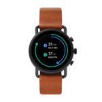 Skagen Falster 3(42mm, Brown) Leather Touchscreen Unisex Smartwatch with Speaker, Heart Rate, GPS, Music storage and Smartphone Notifications - SKT5201 - Image 5