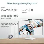 ASUS V470 AiO,13th Gen, Intel Core i3-1315U,8GB/512GB, FHD, 27"(68.5cm),Retractable Camera,Windows 11, M365 Basic(1yr)* Office24, White, 9 kg,V470VAB-KWPE003WS,Wireless Keyboard & Mouse, All in One PC - Image 3