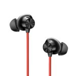 Original Multi-Device Compatible with OnePlus Z3 Wireless Earphones Youth Edition – Bluetooth Neckband with Mic 12.4mm Drivers IP55 Durable Design (RED) (KJH5432) - Image 3