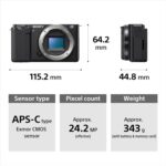 Sony Alpha ZV-E10L 24.2 Mega Pixel Interchangeable-Lens Mirrorless vlog Optical Zoom Camera with 16- - Image 4