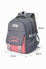 FIREHORSE NOVA Laptop Backpack for School, College & Office, Padded Mesh Straps Fits 18.1" Bookbags & 15.6" Laptop, 2-Bottle Holders For Teen Girls & Boys Students, Korean Style Bag - Image 4