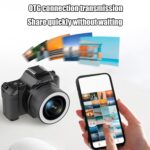 48MP Digital Camera 16X Optical Zoom 24mm Wide Angle Lens Optical Image Stabilization 1080P Full HD Video 2" LCD Vlogging Camera - Image 4