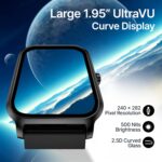 Fastrack Reflex Horizon with 1.95" Horizon Curve Display|SingleSync BT Calling| in-Built Alexa|100+ Sport Modes with AI Coach|Stress Monitor|24 * 7 HRM| Upto 5 Day Battery|Fashion Smart Watch - Image 3