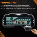 Screen guard for Yamaha MT 15 | FZ-S V4 OBD-2B 2025 | FZS-FI V4 (2025-2024) | YZF R15 V3 || Instrument Cluster Protector || Anti Fingerprint [Not A Tempered Glass] (Pack of 1) - Image 5