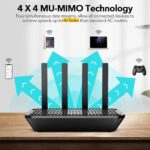 WiFi Router-Router,Routers for Wireless Internet,AC2100 Router,Dual-Band Wireless Router,Wireless Router Gaming,MU-MIMO&Beamforming Technology for Large House,APP Control,Strong Signal, One SSID - Image 3