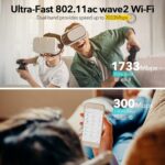 WiFi Router-Router,Routers for Wireless Internet,AC2100 Router,Dual-Band Wireless Router,Wireless Router Gaming,MU-MIMO&Beamforming Technology for Large House,APP Control,Strong Signal, One SSID - Image 4