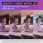 Sony INZONE Buds WF-G700N Truly Wireless Noise Cancelling Gaming in-Ear Earbuds, with 24 Hour Battery, for Mobile, PC, PS5, 360 Spatial Sound, 30ms Low Latency, USB-C Dongle & LE Audio (LC3)- White - Image 6