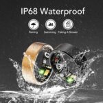 Smart Health Ring for Women Men Fitness Tracker with Heart Rate, Blood Pressure, Blood Oxygen, Sleep Monitoring, IP68 Waterproof for iPhone and Android, No APP Fee, Silver 7# - Image 6