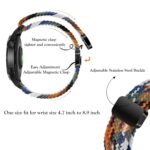 ACM Watch Strap Woven Braided Magnetic 22mm compatible with Noise Colorfit Pro 6 Max Smartwatch Adjustable Belt Band - Image 5