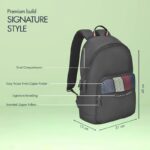 Tommy Hilfiger Unisex Laptop Backpack Amulet | 15 Inch Laptop Compartment | Fashionable Stripe Print | Trolley Sleeve | 21L Capacity | Ideal For Office, Travel, College - Image 4