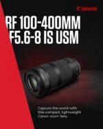 Canon RF 100-400MM F/5.6-8 IS USM0MM F/5.6-8 IS Lens,Black - Image 3