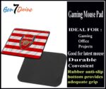 Arsenal Printed Mouse Pad (1000A1) Large Printed Premium Textured Waterproof Anti Skid Rubber Base for Desktop Laptop Gaming Professional. Pack of 1 - Image 4