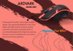 ARDVARK AVGM-007 Gaming Mouse Wired, Ergonomic Gamer Laptop PC USB Optical Computer Mice with RGB Backlit, 4 Adjustable DPI Up to 2400, 3 Programmable Buttons - Image 4