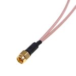 NBR SMA Male to Dual SMA Female Y Type Cable Splitter Combo Jumper Pigtail RFCable RG316-30cm - Image 4