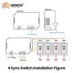 4 Node Smart Switch Retrofit Kit with 4 Retrofit and1 Smart Plug with WiFi Communication Made in India with Voice Command, siri control, Alexa, and Google Homes (4 Node) - Image 5
