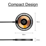 15W Magnetic Mag-Safe Wireless Charger with Dual USB Connector for iPhone 15, 15 Plus, 15 Pro, 15 Pro Max 14, 14 Plus, 14 Pro, 14 Pro Max, iPhone 13, and, iPhone 12 Series (MT500EC-T20) - Image 4