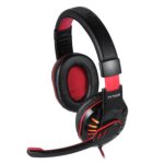 Enter Python Wired Gaming Headphone with 40Mm Driver, Adjustable Headband with Led Lights and Passive Noise Cancellation with Free Y Splitter - Over Ear - Image 6