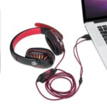 Enter Python Wired Gaming Headphone with 40Mm Driver, Adjustable Headband with Led Lights and Passive Noise Cancellation with Free Y Splitter - Over Ear - Image 8