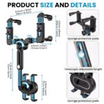Rearview Mirror Phone Holder for Car,360°Rotatable and Retractable Multifunctional Rear View Mirror Phone Holder - Image 3