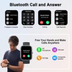Smart Watch For Men Women Smartwatch Fitness Watch For Android Ios, Black - Image 4