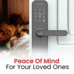 Link Smart Vitron Digital Biometric Door Lock (Wi-Fi, Mobile App, Black) – Premium Capacitive Touch Panel, 300 Access Options, Remote Unlocking || Free Installation and 4 Year Domestic Warranty|| - Image 4