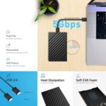 3.0 - Portable External Hard Disk - 500 GB-USB 3.0 for PC Laptop Windows and Mac, External HDD – Black (500 GB) - Image 4