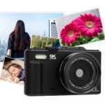 5K Digital Camera for Photography, 32GB Storage WiFi Instant Sharing Vlogging Cameras for 3" 180° Flip Screen with 18X Zoom Compact Vlog Travel Camara with AF Auto Focus (32GB) - Image 10