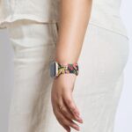 Chumbak Apple Watchband Compatible with (38/40/41mm) | Watch Strap | Silicone Watch Printed Colourful Strap | PIN-AND-TUCK Closure - Image 4