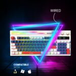 Consistent Moonlite Gaming Wired Keyboard, 104 Keys, RGB Light Control Knob, 26 Anti-Ghosting Keys - Image 4