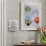 Wall Mount Made for Home Pod, Sturdy Metal Made Mount Stand Holder Compatible Home Pod Smart Speaker. (White) - Image 3