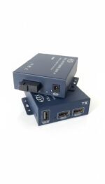 HDMI Fibre Extender, 20KM Range, 1080p/60Hz, Single-Core Optical, Point-to-Point Audio Video Sync - Image 4