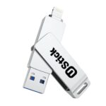 Ustick MFi Certified 128 GB 3.0 USB Flash Pen Drive with Micro USB, Type-C for iOS & Android Compatible with iPhone, iPad, Android, PC and More Devices - Image 4