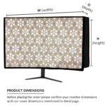 Computer Desktop 3 Pcs PVC Cover Set – Water-Resistant Dust Protection for Monitor, CPU & Keyboard | Extra Zip Closure | Ideal for Office, Home & Business Use (24 Inch) - Image 3