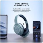 ACwO Twister 717 | Hybrid ANC up to 38dB | X- Fidelity Acoustics | Bass BooMX™ 40mm Drivers | Dual EQ Modes: Gaming & Cinematic | Up to 55 Hours Music Playtime (ANC Off) - Steel Blue - Image 8