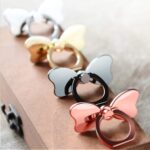 KolorFish Bow Shape Metal Mobile Phone Finger Ring Stability Holder Back Stand Collapsible Hand Grip Kickstand 360 for All Phones (Rose Gold) - Image 6