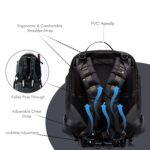 Beyond Torres X 16 Inch,Backpack for Men & Women Waterproof Travel Backpack with 7 Zippered Compartments, 2 large side pockets with charging port & power-bank sleeve & Trolley Strap - Image 3