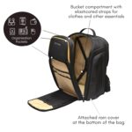 Beyond Torres X 16 Inch,Backpack for Men & Women Waterproof Travel Backpack with 7 Zippered Compartments, 2 large side pockets with charging port & power-bank sleeve & Trolley Strap - Image 6