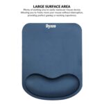 Dyazo Memory-Foam Gel Mouse Pad with Wrist Rest Support Non Slip Rubber Base Mousepad Suitable for Computer, Laptop, Notebooks Gaming (Blue) - Image 3