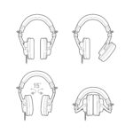 Audio-Technica ATH-M30X On-Ear Stereo Headphone (Black) - Image 4
