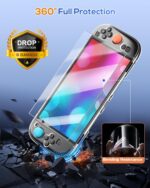 Clear Protective Case for Nintendo Switch 2(2025), Transparent Slim Hard Shell for Switch 2 Accessories, Scratch&Shock Protection Cover for Joycon 2 with Screen Protector, 8 Thumb Grip - Image 5