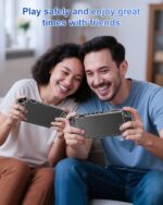 Clear Protective Case for Nintendo Switch 2(2025), Transparent Slim Hard Shell for Switch 2 Accessories, Scratch&Shock Protection Cover for Joycon 2 with Screen Protector, 8 Thumb Grip - Image 7
