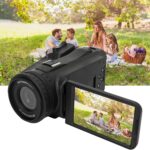 4K Video Camera Camcorder, 4500mAh 64MP Ultra HD Vlogging 18X Digital Camera for with Microphone, 4.0 in Display Anti Shake Video Recorder - Image 6