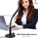 Drumstone (𝐒𝐩𝐞𝐜𝐢𝐚𝐥 𝟏𝟓 𝐘𝐞𝐚𝐫𝐬 𝐖𝐚𝐫𝐫𝐚𝐧𝐭𝐲 USB Desktop Microphone | Plug & Play Condenser Mic with LED & 360° Gooseneck | Ideal for PC, Laptop, Mac, PS4 | Perfect for Gaming, - Image 4