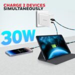 Honeywell Zest PD30W Ultra-Fast Wall Charger with PPS, 1x Type-C PD 3.0 & 1x USB-A Port, BIS Certified, Compatible with iPhone, iPad, Samsung, OnePlus 11/12/13/13R/13T/15/15R, Tablets, Power Banks - Image 3