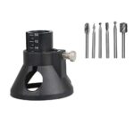DIY Crafts Style No # 4, Combo, 6 - Pcs HSS Routing Router Bits Burr with Drill Carving Rotary Locator Set Suit DIY Tools for Dremel & Rotary Tool - Kit for Wood/Metal Wo(Style No # 4, Combo) - Image 4