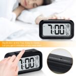 Kadio Digital Black Clock, Plastic, 8W x 14H Centimeters - Image 6